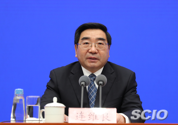 國家發展改革委副主任連維良（劉健 攝）
