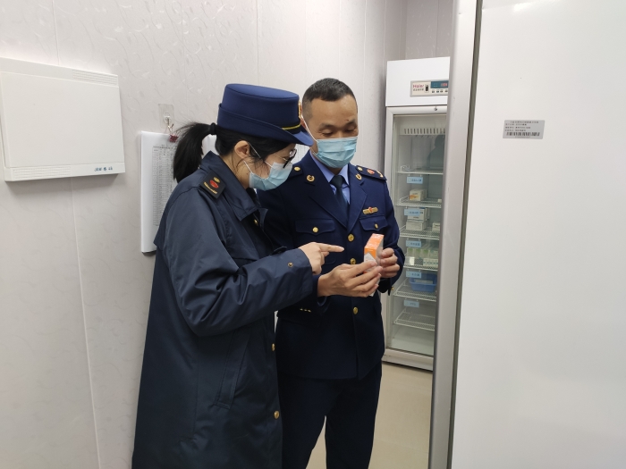 圖為檢查現(xiàn)場。