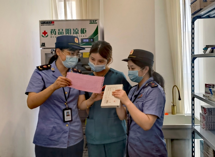 圖為檢查現場。