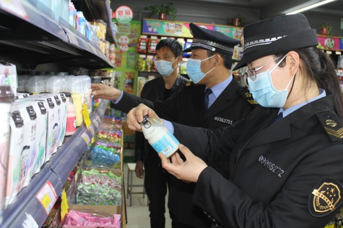 圖為檢查現場。
