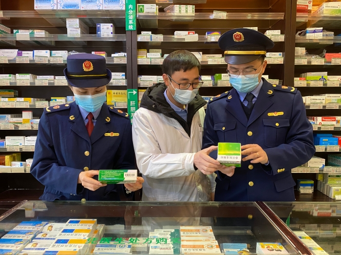 圖為檢查現場。