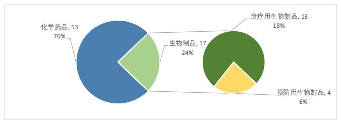圖3 2022年優先審評藥品類型占比