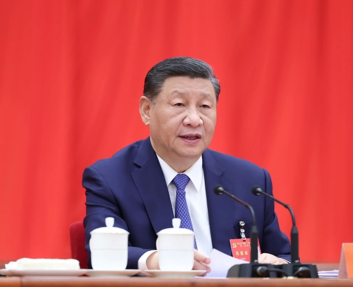中國(guó)共產(chǎn)黨第二十屆中央委員會(huì)第三次全體會(huì)議，于2024年7月15日至18日在北京舉行。中央委員會(huì)總書記習(xí)近平作重要講話。新華社記者 鞠鵬 攝