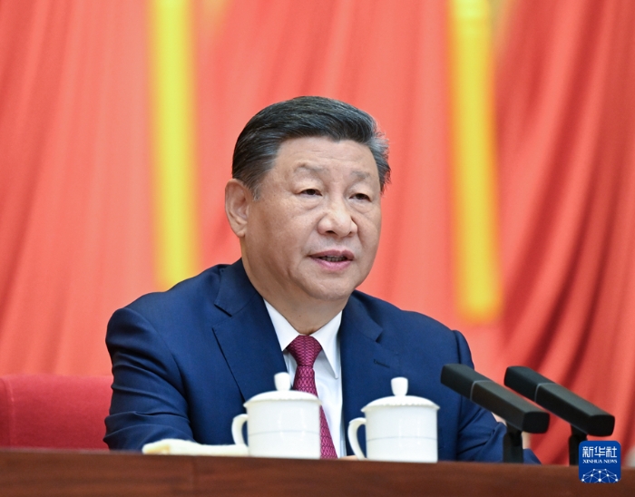 9月20日上午，中共中央、全國政協在全國政協禮堂隆重舉行慶祝中國人民政治協商會議成立75周年大會。中共中央總書記、國家主席、中央軍委主席習近平出席大會并發表重要講話。新華社記者 謝環馳 攝